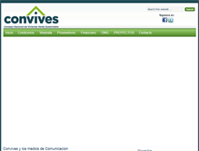 Tablet Screenshot of convives.org